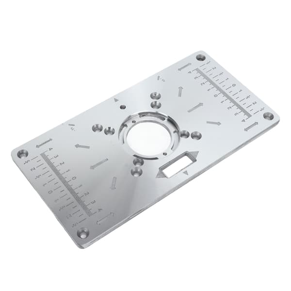 Trimmemaskine Flip Board Multifunktionel Aluminium Fræsebord Indsatsplade til Træbearbejdning