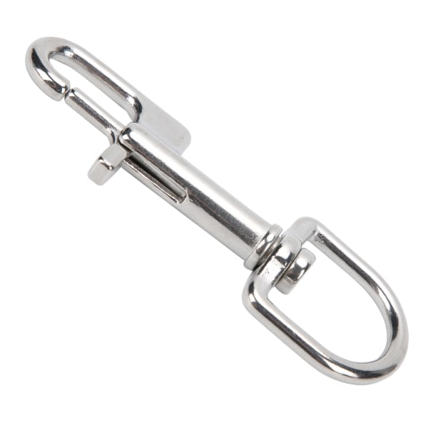 Dykking i rustfritt stål Enkeltende snapklemmer Enkeltøye bolt snapkroker Spenne100 mm/3,9 tommer