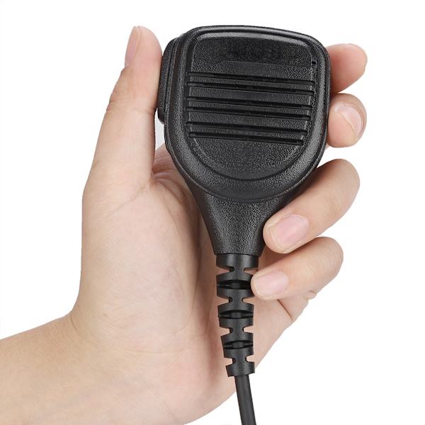 Högkänslig Walkie Talkie-högtalare 360° Backclip Clear Sound CB-mikrofon för 3,5 mm kontakt