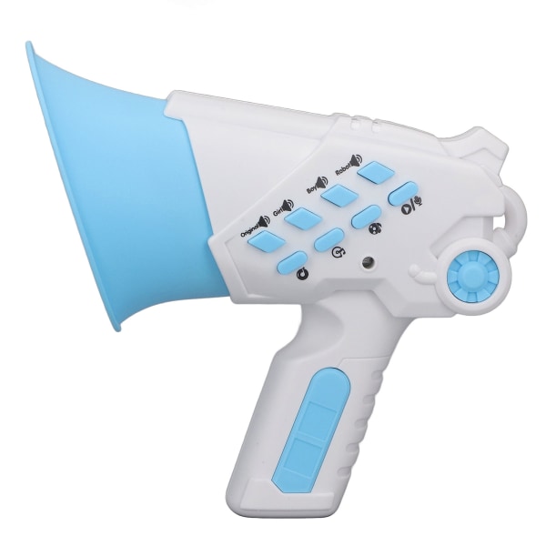 Mini Röstväxlare Leksaker Plast Röstväxlare Megafon Handhåll Röstväxlare Leksak för barn Himmelsblå
