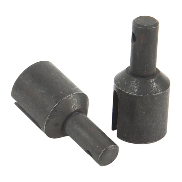 1 Par Differential Udgangskopper Foran Bag Universal Stål Standard Størrelse Diff Udgangskopper til 1/8 4WD SLEDG Sort
