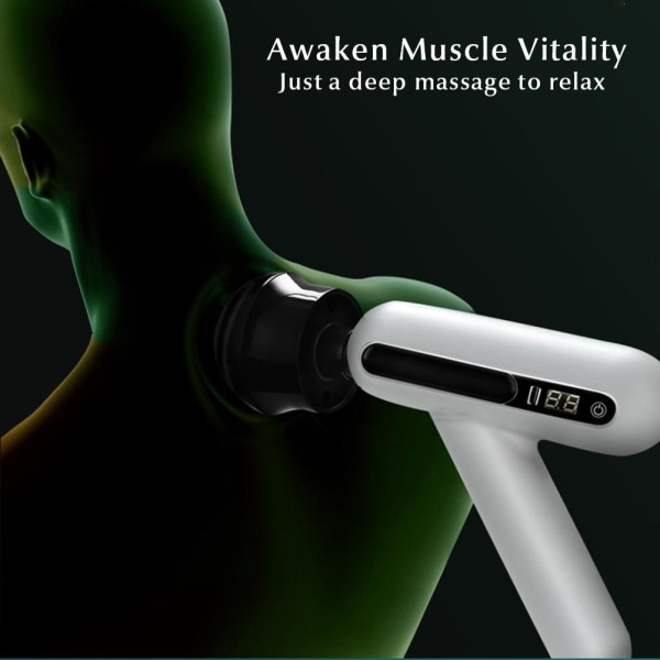 Professionel håndholdt Deep Tissue Muscle Massager Bærbar elektrisk kropsmassager