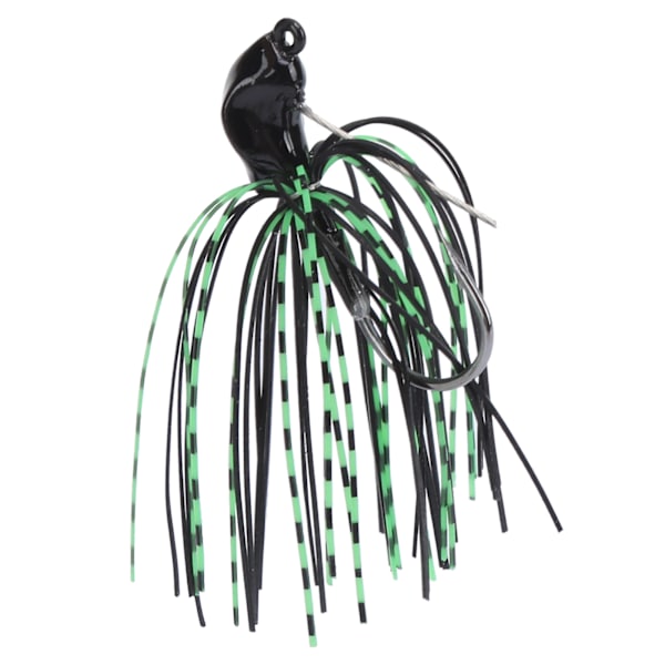 Willow Leaf Spinnerbait Anti-hengende bunnfiske lokke Spinner agn for fersk havabbor Svart