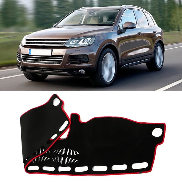 Dashboard Antirefleks Matte Deksel Kompatibelt med Touareg 2011 2016