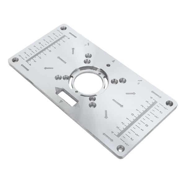 Trimmemaskine Flip Board Multifunktionel Aluminium Fræsebord Indsatsplade til Træbearbejdning