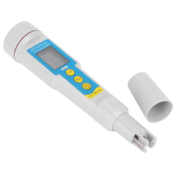 PH-986 3 i 1 Vattenkvalitetstestare PH/TDS/TEMP Testpen Multifunktionell Bärbar Mätare