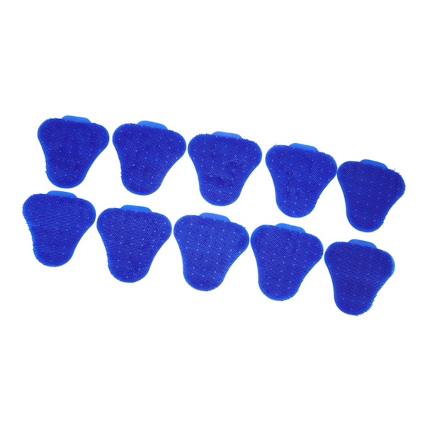10 stk urinal skjerm deodoranter trekant anti splash deodorizer duftende urinal skjerm matte for toalett blå