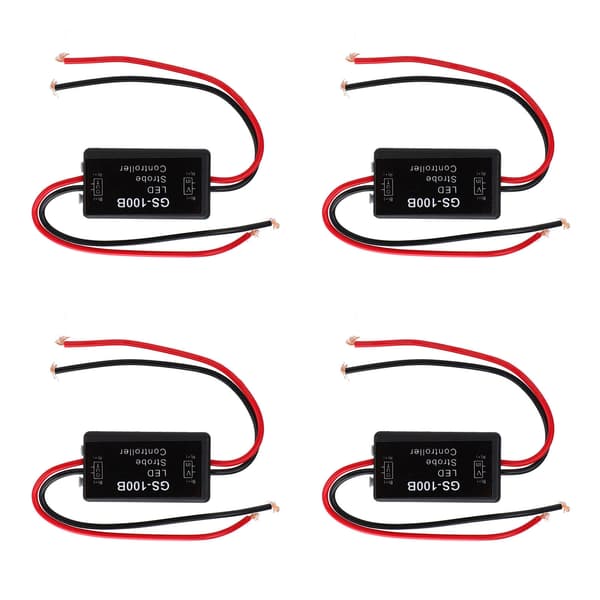 4 stk. Lys Blink Modul Controller Bremse Baglygte Strobe Controller til Biler Motorcykler Elcykler