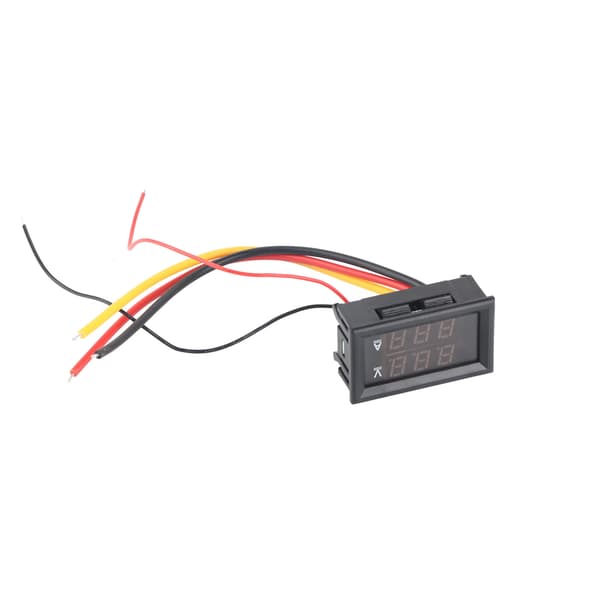 DC 0‑300V Dobbelt Display Volt Ampere Meter Digital Spænding Strøm Amperemeter Måler Omvendt Polaritetsbeskyttelse