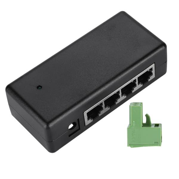 4-Port PoE Strømadapter til IP-kamera