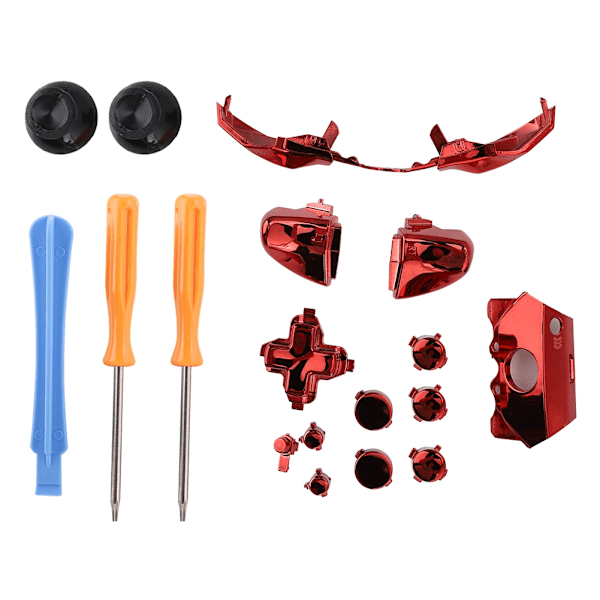 Färgglada set , ersättningsdelar för Xbox One Controller (röd)