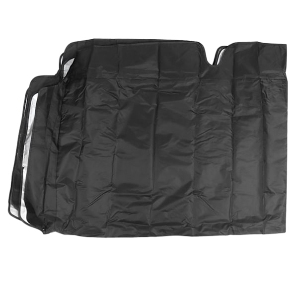 Swing Top Cover Vanntett Solskjerm Swing Stolbeskytter for Hage Gårdsplass TerrasseSvart 3-seter 190x132x15cm