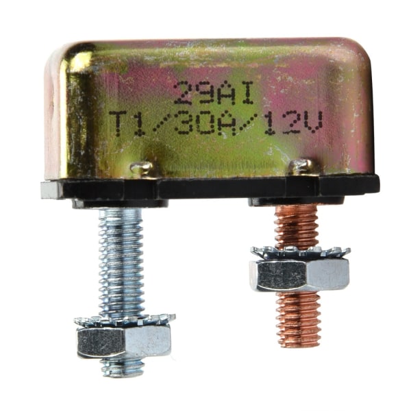 Auto Marine 12/24V Universell Automatisk Återställningsbar Säkring Strömbrytare med Metallskydd (30A)