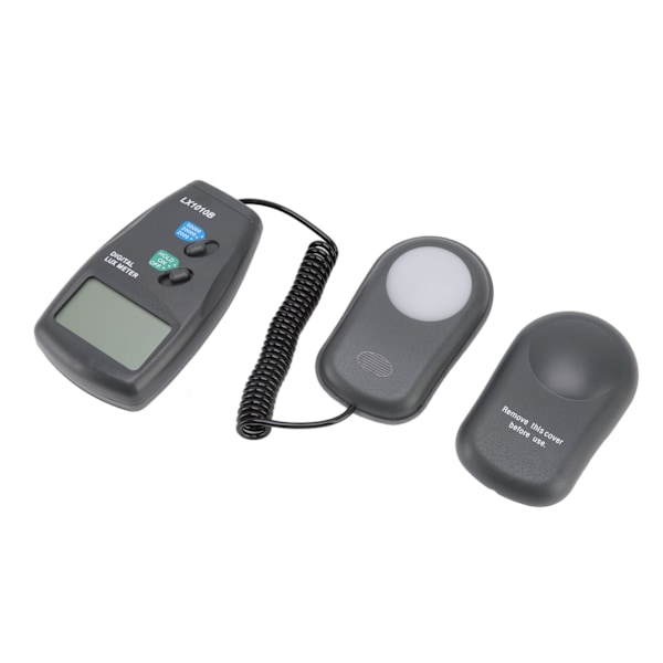 Digitalt illuminansmeter 2mah ABS bærbar digital Lx-meter med 0,7 tommers LCD-skjerm for planter hage skole kontor