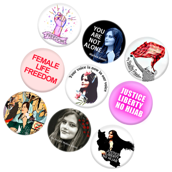 Stå med kvinnorna i Iran Knappar Kvinnors liv Frihet Brosch A f5b1 | A |  Fyndiq