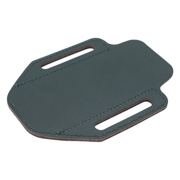 Läder Multiverktyg Fodral EDC Enkel Ficka Organizer Hållare för Bälte Ficklampa Camping Grön