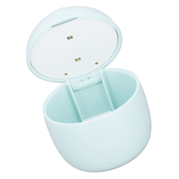 UV-rengöringsbox för nappflaskor med 2 LED-lampor, lång standbytid, USB-laddningsbar, grön