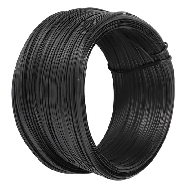 Galvaniseret jerntrådsbindere Galvaniseret sorte håndlavede druegrenbindere 0,55 mm 100 meter