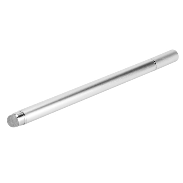 Stylus Pen 2 i 1 Universal Kapacitiv Skærm Touch Pen Blyanter Høj Sensitivitet Fin Spids Digital Blyant Sølv