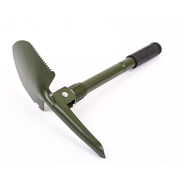 Udendørs foldbar skovl Multifunktionel campingspade i kulstofstål Foldeskovle camping med opbevaringspose Børnespade til overlevelsesaktiviteter