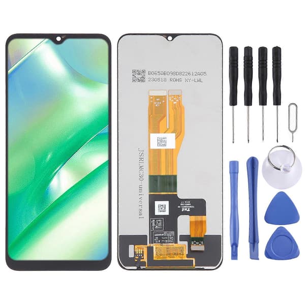 OEM LCD-skærm med digitizer komplet montering Ikke specificeret Not Specified For Realme C33 2023