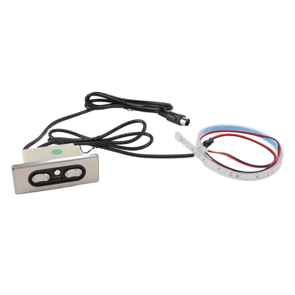 Elektrisk sofakontroll 5A 3 knapper 5-pin rett hode USB-ladeport løftestoler bryter med LED-stripe