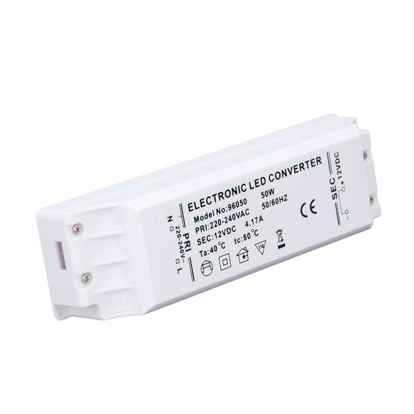 LED-drivrutin 50W 12V 4.17A Strömförsörjning LED Konstantströmsdrivrutin Strömförsörjning AC 220V