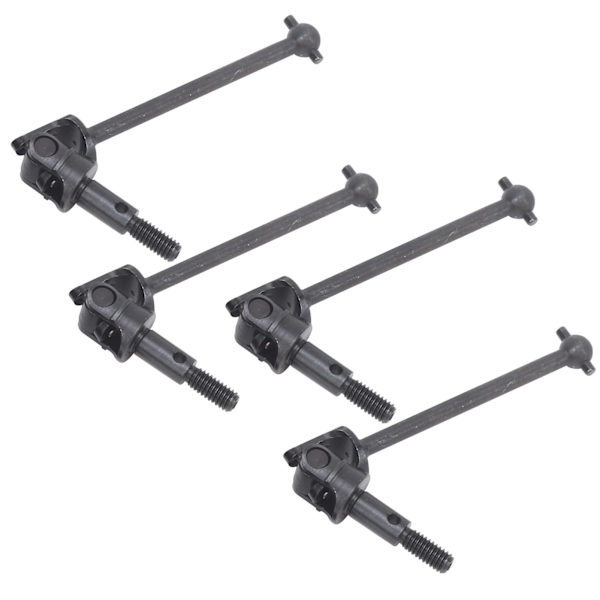 4st stål CVD drivaxel transmissionsaxel för HSP 94123/94108/94102 1/10 RC CarBlack