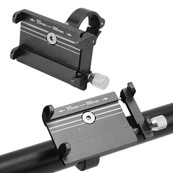 Telefonholder Høy Hardhet Lett Korrosjonsbestandighet Fast Installering for 31.8mm 25.4mm 22.2mm Styre Svart
