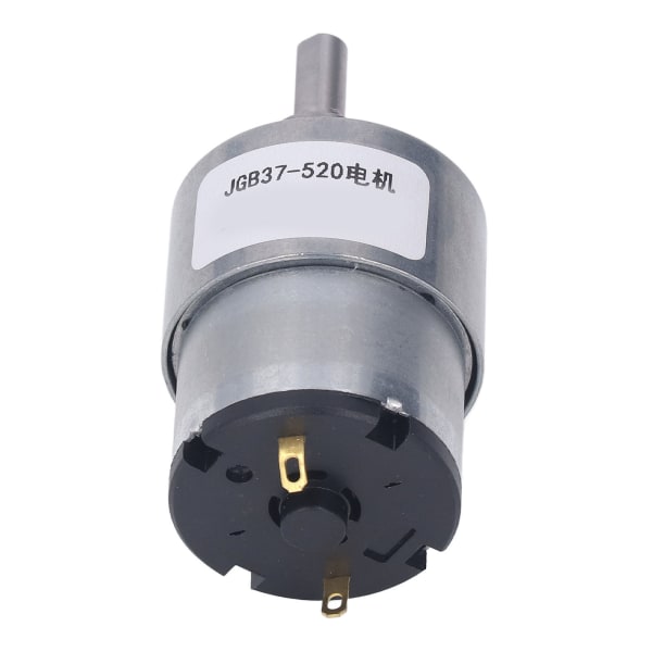 DC Gear Motor Aluminiumlegering Skal Rustfri Lav Friktion Messing Spole Reversibel Sneglegear Motor 24V 66RPM