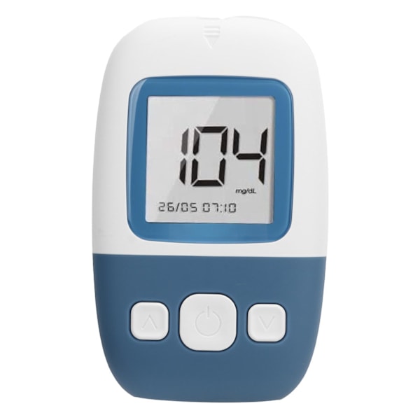 Blodsockermätare Kit Autokod Hög Noggrannhet 5S Snabbt Resultat Diabetes Testkit med 50 Testremsor 50 Lancetter Typ 1