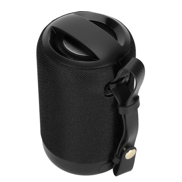 Bluetooth -högtalare Multifunktionell IPX5 Vattentät Stark bas Stereoljud Handsfree-samtal Bärbar trådlös högtalare för hemresefest Svart