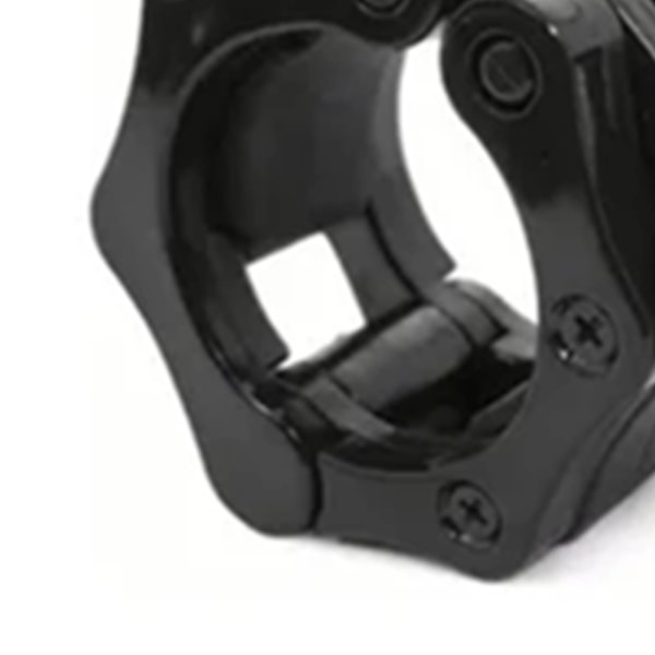 Skivstångskragar Quick Release Skivstångsklämmor Clips Skivstång Hantel Träningsmaterial Svart