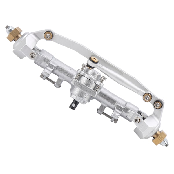 RC Metall Komplett Foraksel Akselmontering for Axial SCX24 90081 1/24 RC Bil Oppgraderingsdeler Sølv