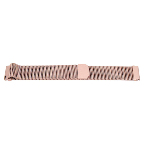 20 mm Metal Mesh watch i rostfritt stål Snabbsläpp Allmänt watch för Galaxy Watch för Vivoactive HR för Amazfit GTS 2 Mini Rose Gold