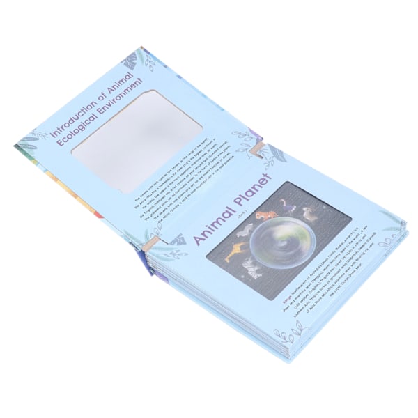3D-encyklopedisk bok - Tredimensjonal dyrekunnskap - Kognitiv utvikling - Barnelesing - 3D-bok