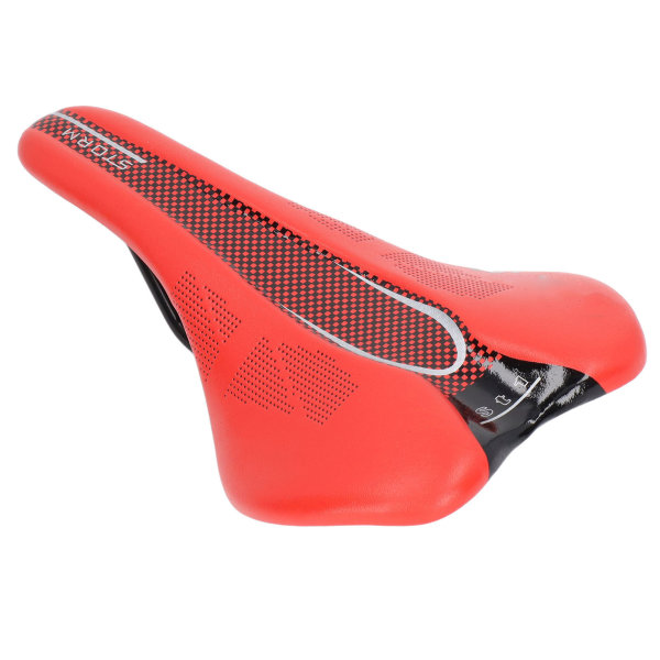Mountainbikesadel mikrofiber læder Ultralet blød mountainbike sædepude til landevejscykel Rød