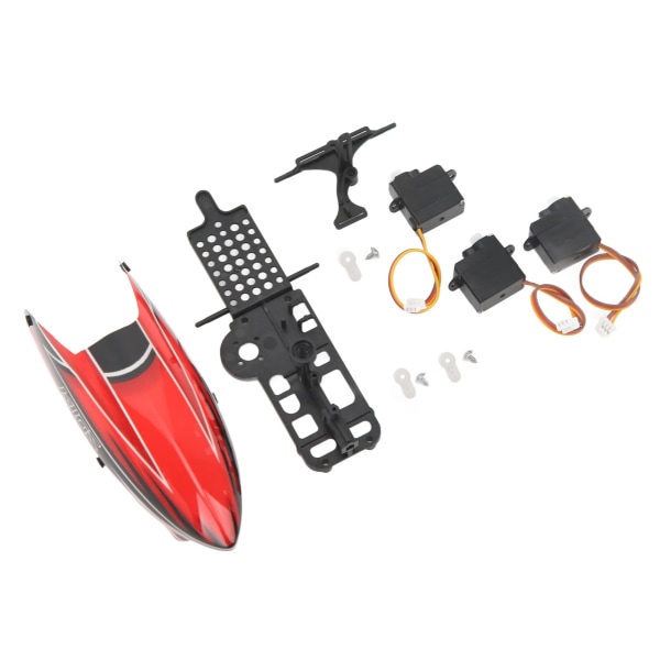 RC Helikopter Servo Motor Sæt Plast Servo Dækplade og Base Sæt RC Helikopter Refit Tilbehør til WLtoys XK K110