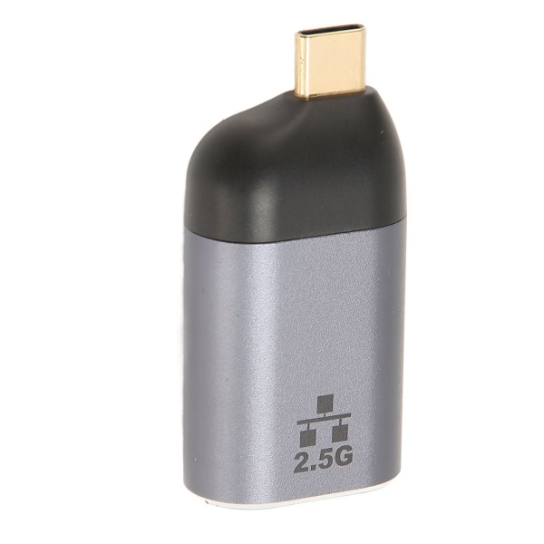 Type C til RJ45-adapter 2500 Mbps Plug and Play aluminiumslegeringsskal USB C til Ethernet-adapter til bærbar tablet