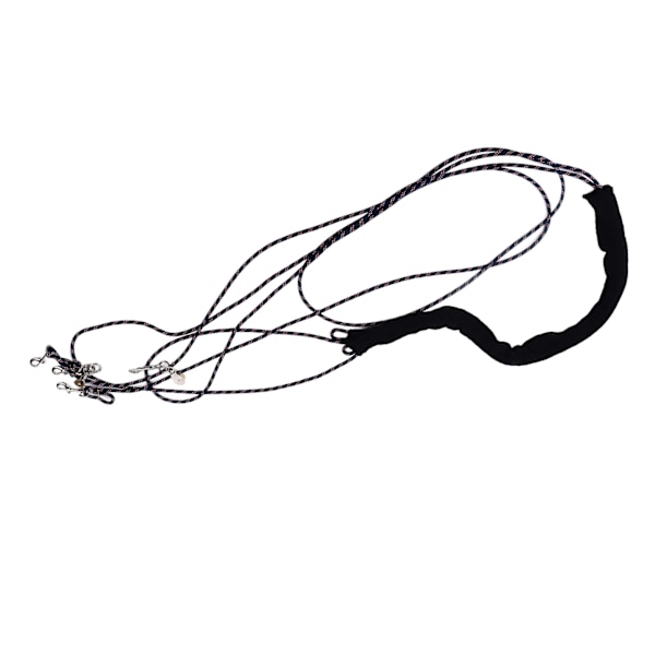 Justerbar Hest Trening og Lunging Hjelpemiddel Hest Lunging Trening Hjelpemiddel Lunge Utstyr for Hest Trening Svart