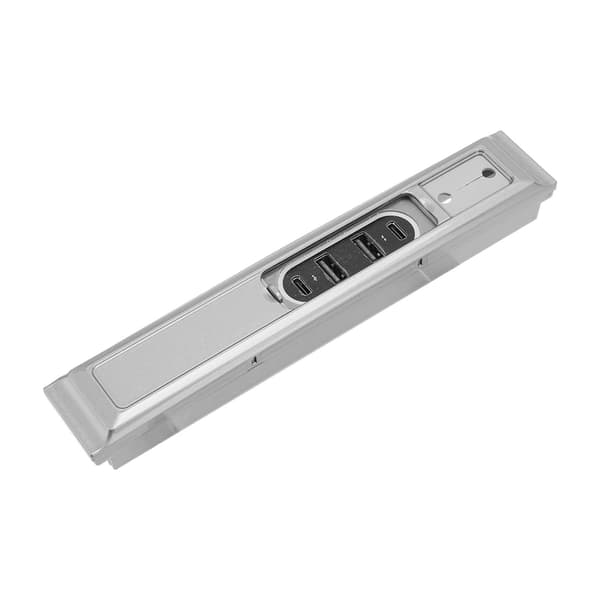 Dokkingstasjon Multifunksjonell 27W Hurtiglading Sterk Sikkerhet 4 Porter Stilig USB LED-hub Erstatning for Tesla Model Y 3