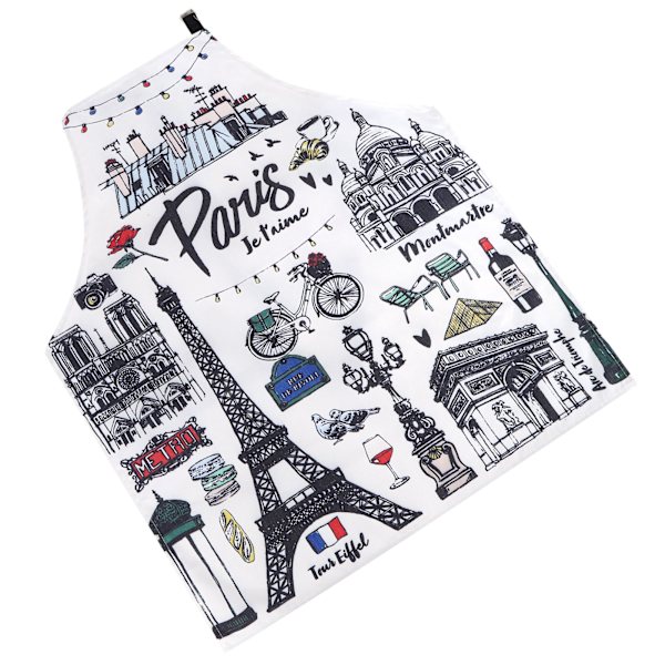 Fashion Tryck Cartoon Kök Förkläde Unisex Matlagning Hemstädning Förkläde Tillbehör#7