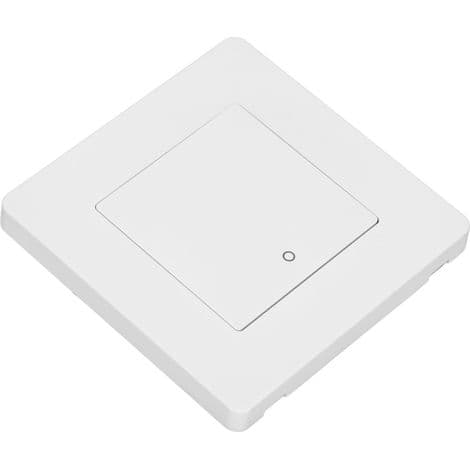 Smart strømbryter med timer, fjernkontroll for lamper og gardiner, 100-240V AC, hvit