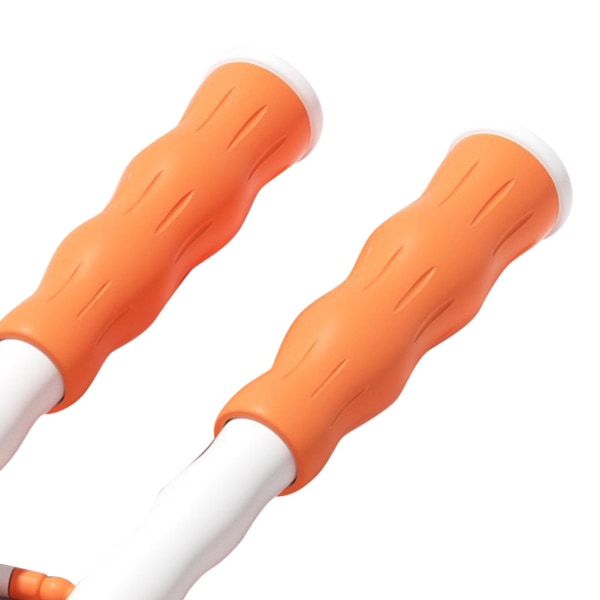 Segmentert hoppetau Justerbar, ufiltrerte perler Fleksibel PP-plast hoppetau for barn oransje