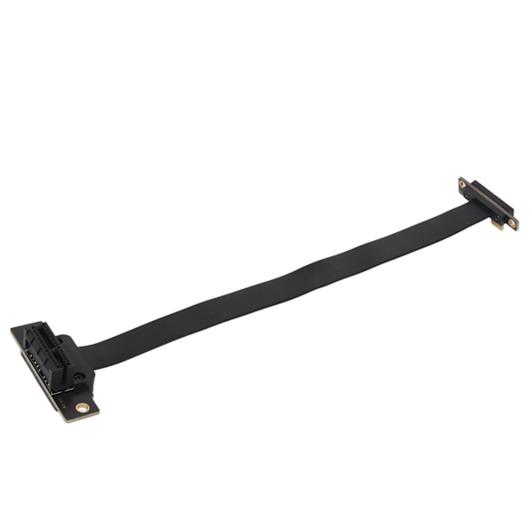 PCIE 3.0 1X Forlængerkabel Dobbelt 90 Graders Højre Vinkel PCIE 3.0 1X Riserkort Adapter Bånd Forlænger 20cm / 7.9in