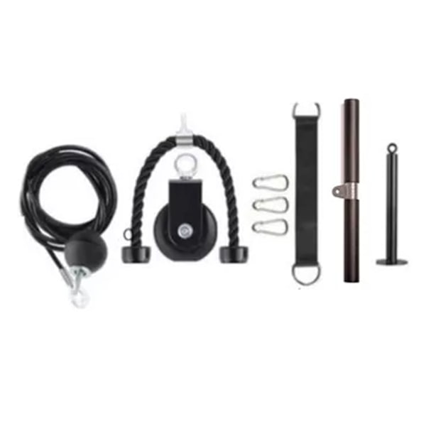 Vikt-kabel-remskivsystem Gym-kabel-remskivtillbehör Hemmagym-utrustning för underarms- och axelstyrketräning