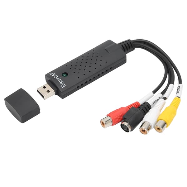 USB 2.0 4-kanals DVD VHS Stereo Audio Video Capture Card til Windows