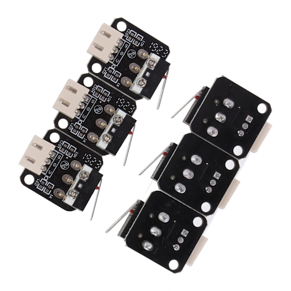 6 kpl Tulostimen Rajakytkin 3 Pin N / ON / C Ohjaus Kestävä Parempi Sitkeys 3D-tulostimen Osat