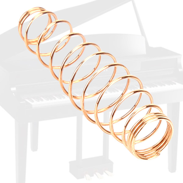 Spiralfjäder i mässing för upprättstående pianoreparationsdel Instrumenttillbehör Set om 90 st