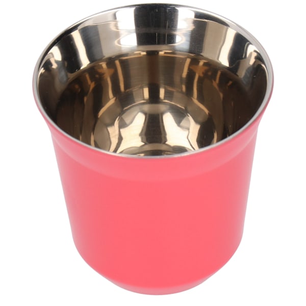 Kahvimuki 304 Ruostumatonta terästä Kannettava teekuppi retkeilyyn Matkustaminen Keittiötarvikkeet 80ml Rose rouge